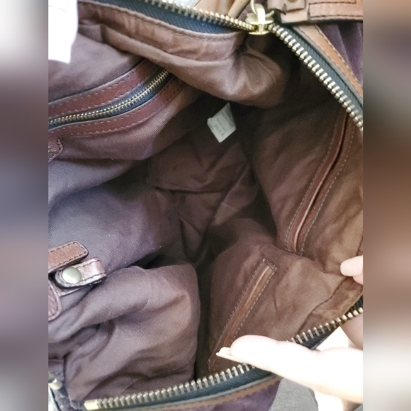 Beautiful Banana Republic Hobo Sued purple Plum Shoulder Bag - Picture 7 of 8